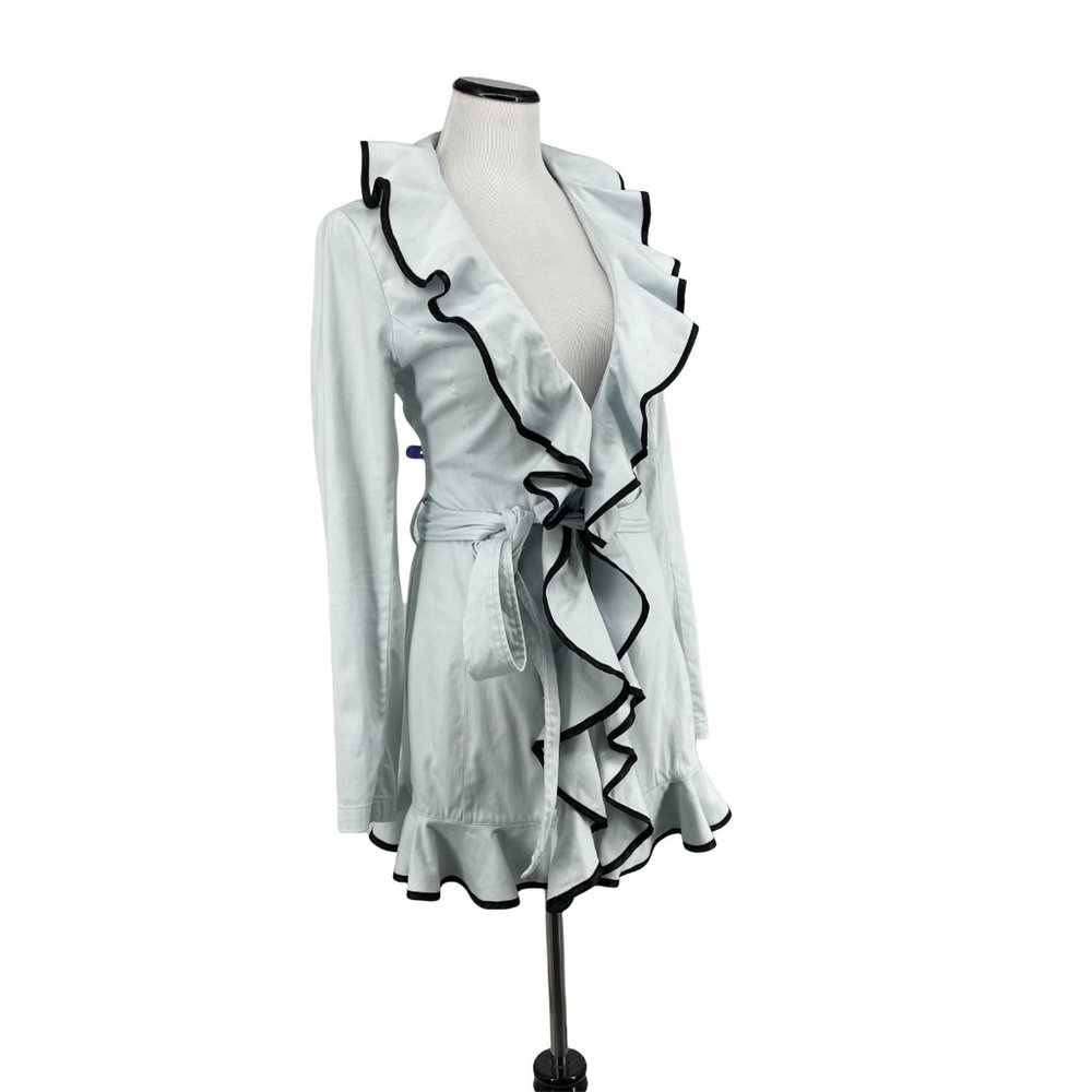 Venus Women’s SZ 12 Sexy Light Sky Blue Ruffle